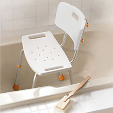 Adjustable Bath Seat With Back
