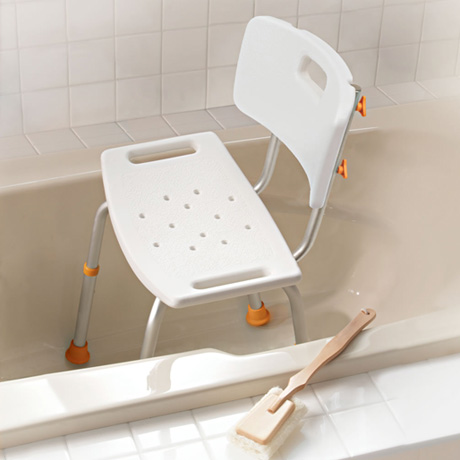 Adjustable Bath Seat With Back